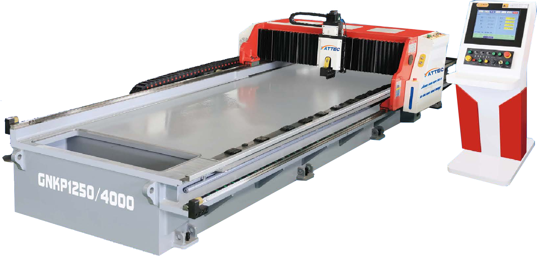 Fully servo CNC gantry split type grooving machine